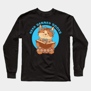 Read Banned Books Kitten Long Sleeve T-Shirt